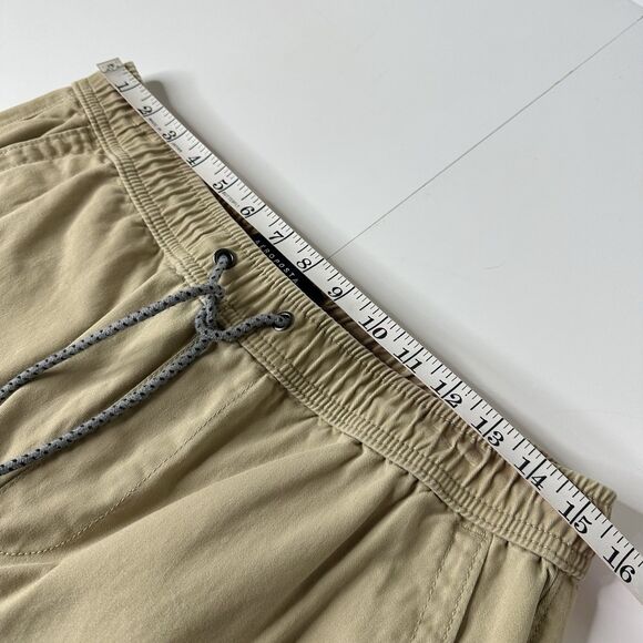 Aeropostale Stretch Jogger Khaki Pants Mens Sz S Tan Drawstring Pull On Casual - Picture 9 of 12